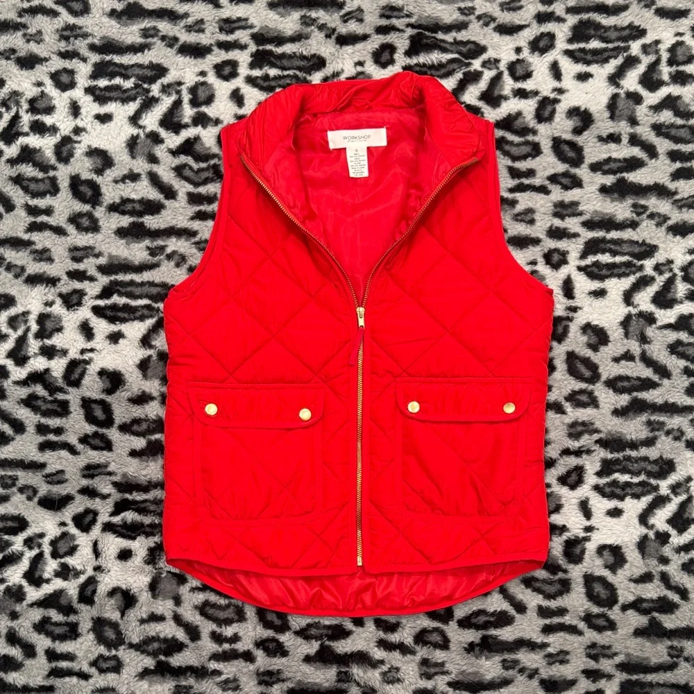 Workshop Republic Clothing Vibrant Red Outerwear